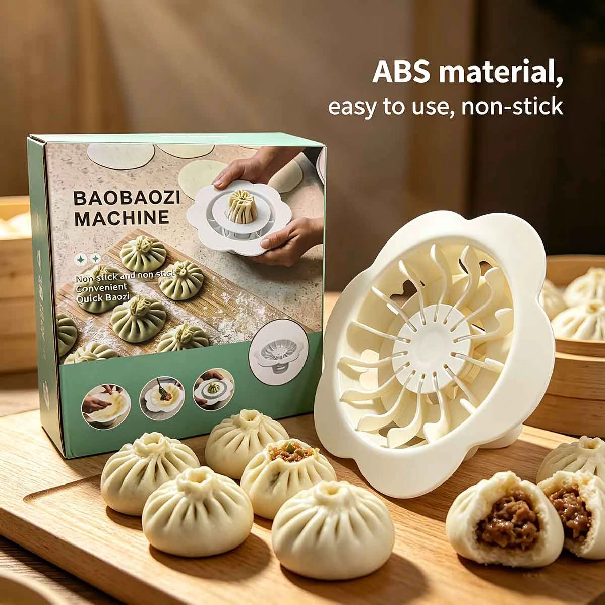 Kitchen Gadgets Dumpling Maker - Manual Dumpling Bun Maker Tool Food