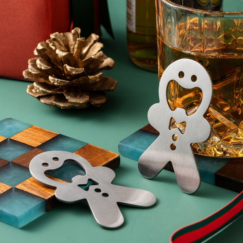 Gingerbread Man Bottle Opener  - Kitchen Gadgets For Men review and price