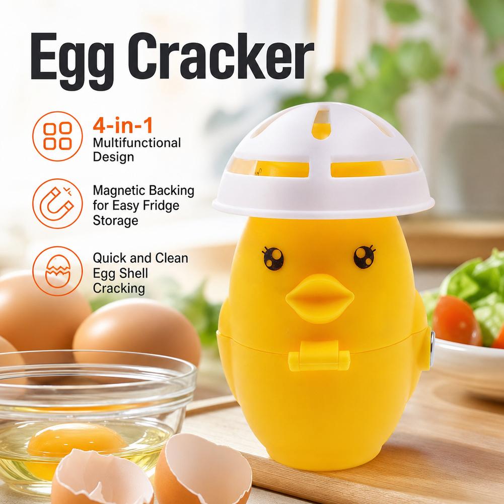 4‑in‑1 Chick Egg Cracker Quick - Egg Separator Tool review and price