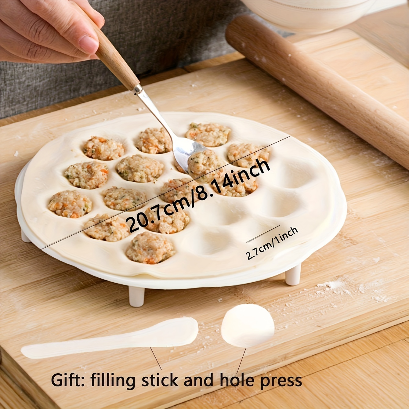 1pc- Simple Chinese Dumplings  - Kitchen Gadgets Dumpling Maker review and price