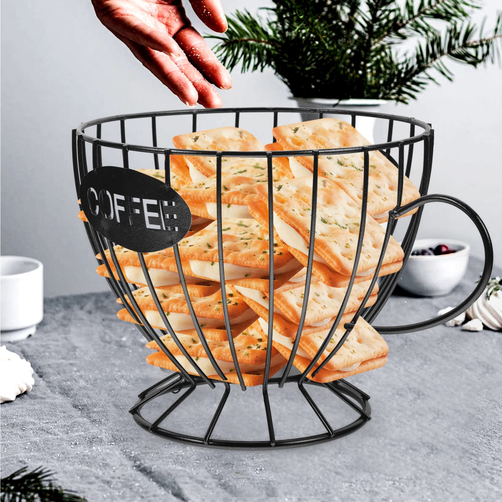 Metal Coffee Capsule Holder La - Kitchen Gadgets Organizer review and price