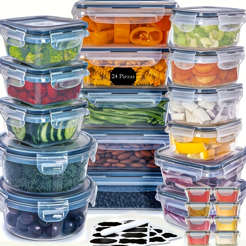 48PCS BPA-Free Food Storage Se - Kitchen Gadgets Organizer review and price